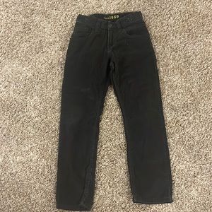 Boys Size 8 Gap Dark Gray/Faded Black Straight Leg Cords
